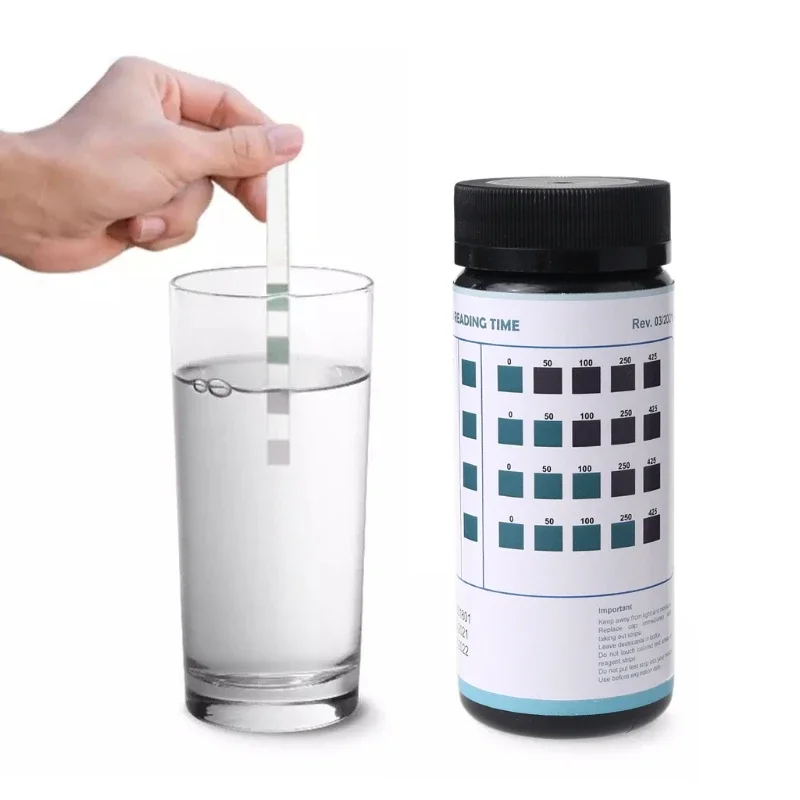 Water Quality Test Kit Water Hardness Test Strips Test for Hardness of Water Softener Dishwasher Well Spa Pool Testing Set