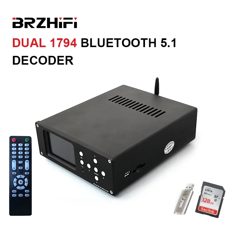 

BRZHIFI Audio DV20A Flagship Digital Turntable U Disk Lossless Player APE WAV DAC Bluetooth 5.0 Decoder Home Theater