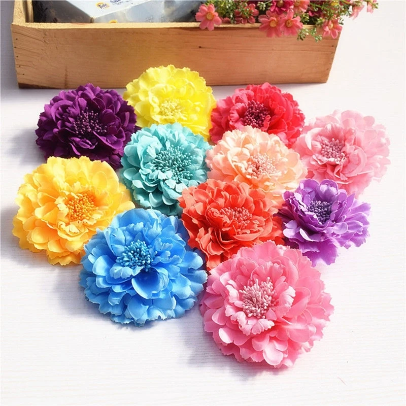 

Hair Pins Wedding Bridal Party Fabric Cloth Head Flower Headpieces for Women Dropship