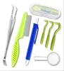 Dog Tick Remover Kit Easy Use Flea Remover Hook Tweezer For Dogs Tick Clamp Pets Cat Dog Miates Flea Extractor Accessories