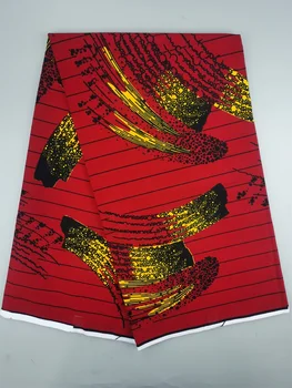 Dutch Hollandais Printed Fabric for African Classical Dress Veritable Real Wax Guaranteed 100% Cotton 6 Yards 1