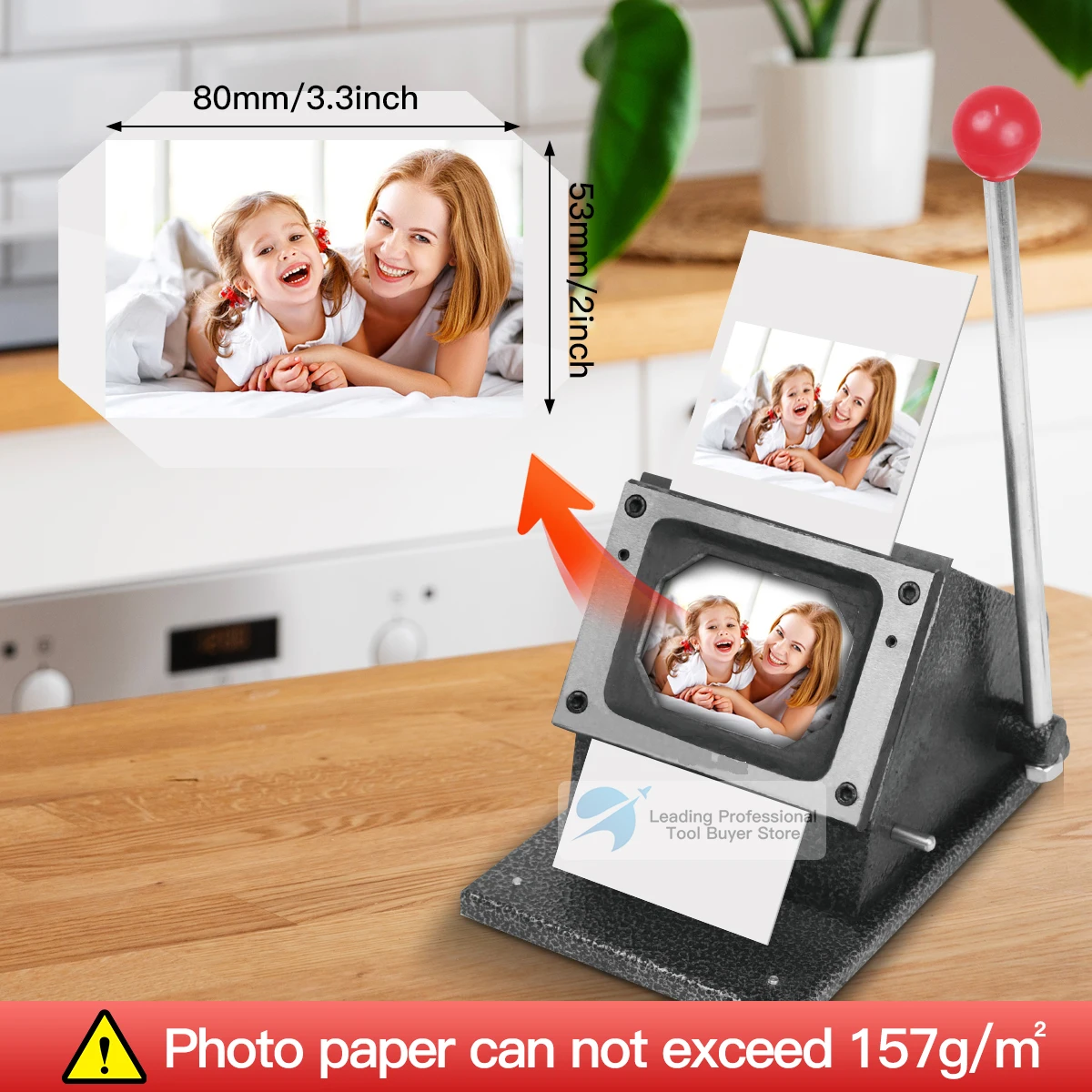 53x80mm Latest Upgraded Version Magnet Maker Machine Fridge Magnet Maker Machine DIY with Paper Cutter Magnetic Consumables