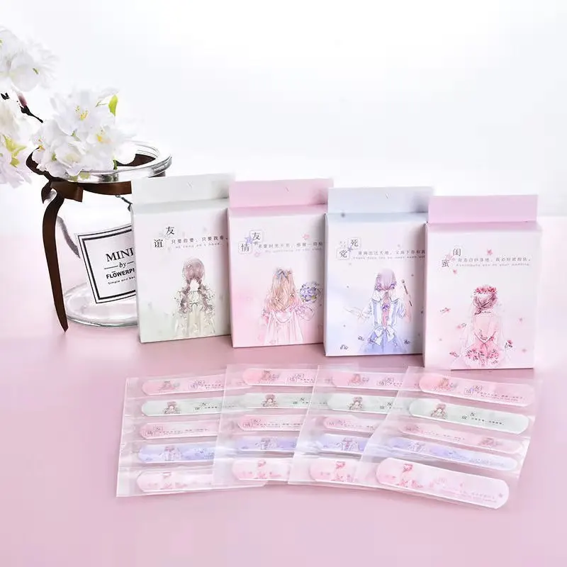 20pcs/box Cute Cartoon Baby Breathable Band Aid Wound Plasters for Kids Children Girls Dressing Patch Adhesive Bandages Bandaids