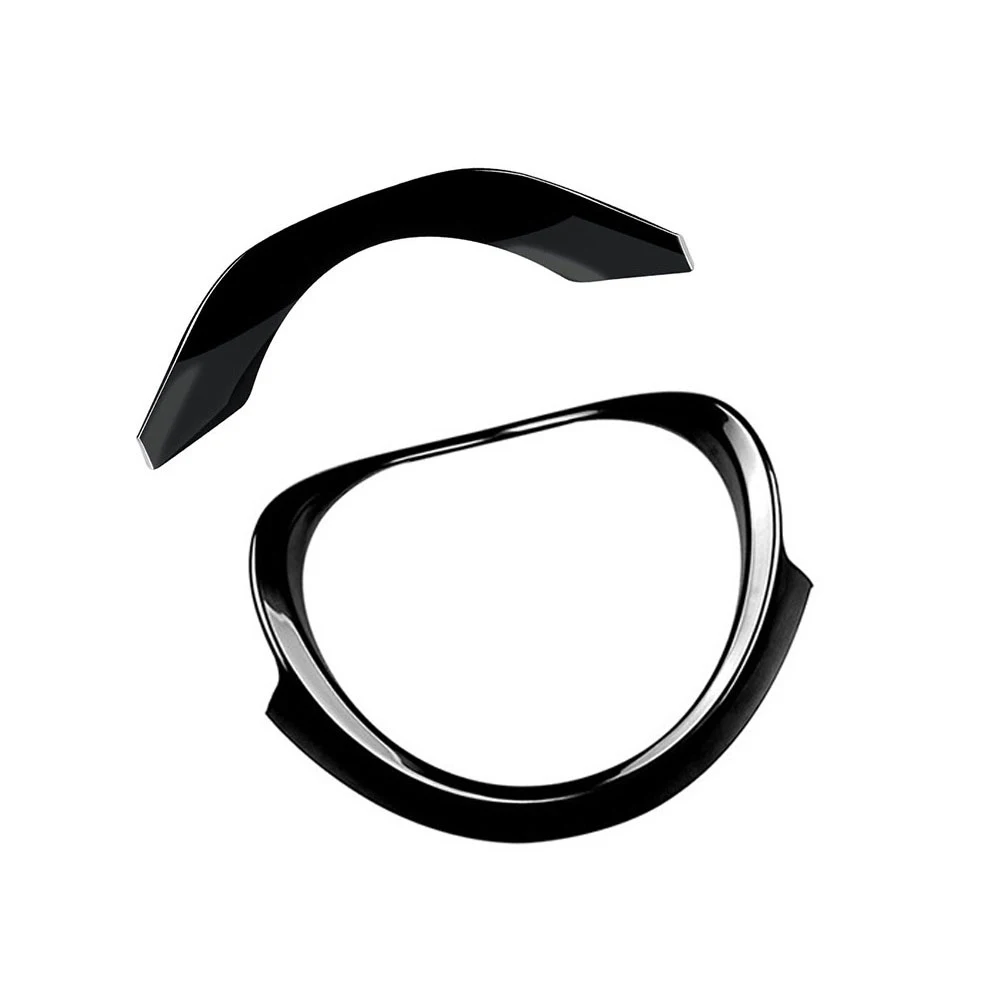 

2Pcs for Honda Vezel HR-V HRV 2021 2022 Interior Car Glossy Black Steering Wheel Panel Cover Trim Decoration Frame