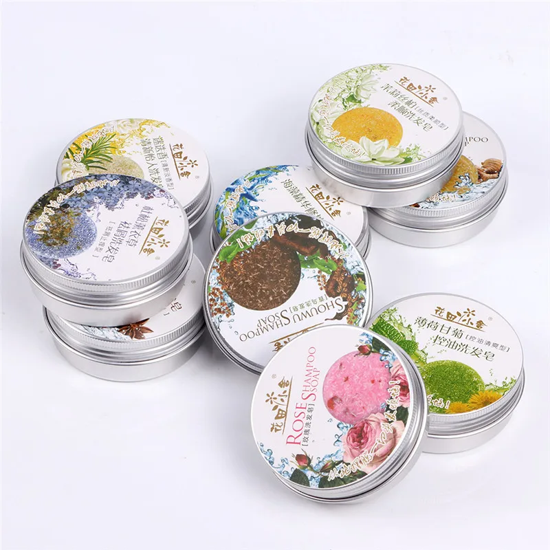 

9 colors Handmade Hair Shampoo Magic Soap Bar Pure Natural Dry Shampoo Soap Oil-control Anti-Dandruff Off Hair Care Shampoomakeu