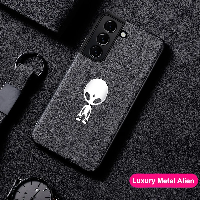 thumbnail image 1 of Luxury Case For Samsung Galaxy S24 S23 S22 S21 S20 S10 Plus Note 10 20 Ultra A32 A52 Leather Suede Fur Silicone Hard Back Cover, 1 of 5