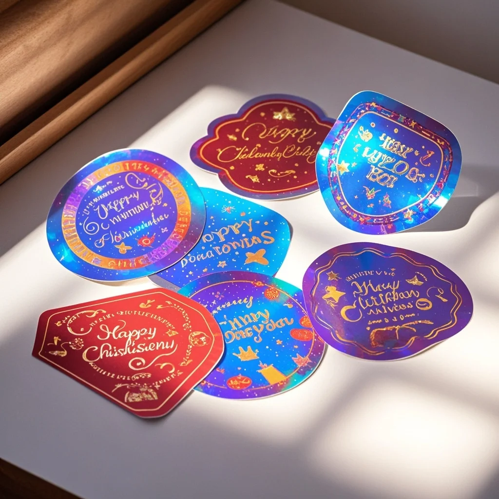 풀컬러 인쇄 및 내구성 있는 접착 스티커