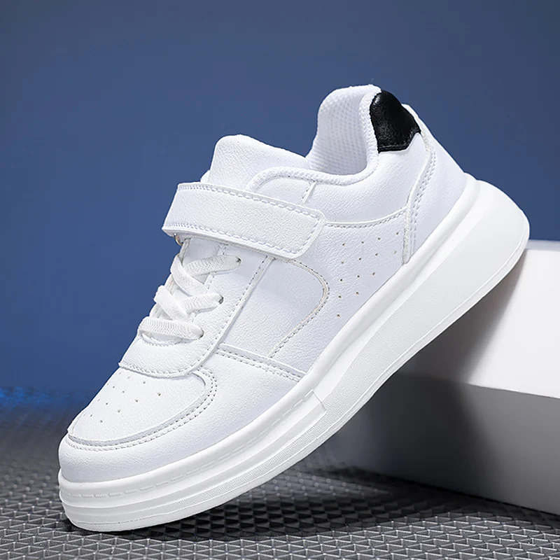 Breathable Sneakers Kids Boys Girls Sports Running Casual Shoe Leather Non-slip Soft Soled Children White Tennis Outdoor Shoes Best Sellers In Shoes