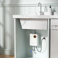 HOKitchen-Chauffe-eau électrique mural, chauffage instantané, douche chaude 3S, affichage de la température LCD, 110V, 220V 4