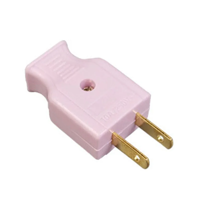 Adaptador de enchufe de cableado de ensamblaje de Tailandia, Japón y EE.  UU., Conector de cable de alimentación de 2 polos hembra macho, enchufe de  recableado eléctrico 10A - AliExpress