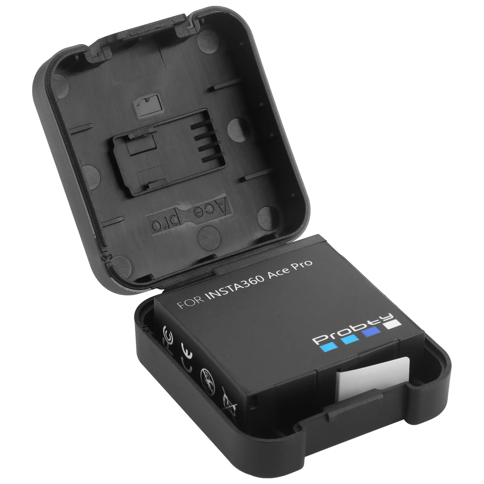 2200mAh Battery + 3-Slots LED Charger for Insta360 Ace Pro Ace Battery Accessories-rechargeable battery,camera battery,camera battery charger,action camera battery,rechargeable battery charger