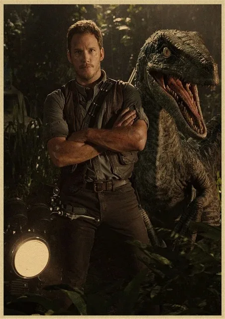 Dinosaur Canvas Painting Jurassic Park Movie Posters Vintage Posters And Prints Wall Art Pictures For Living Room Home Decor Peckshirt