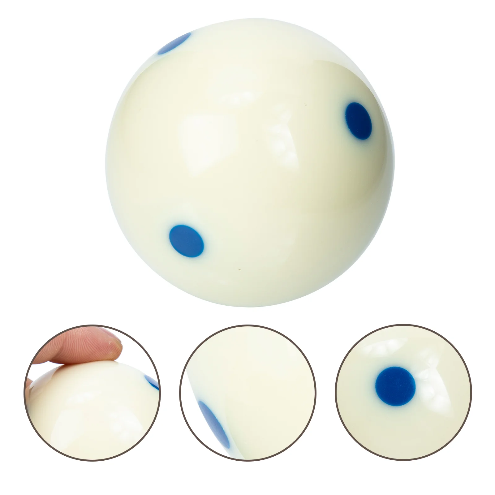 

Billiard Cue Ball Wear-resistant White Balls Large Supply Professional Resin Pool