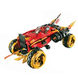 Blocs de construction de véhicules Ninja série Katana 4x4, avec figurines compatibles Ninjagoed 70675, à monter soi même, jouets pour enfants 
