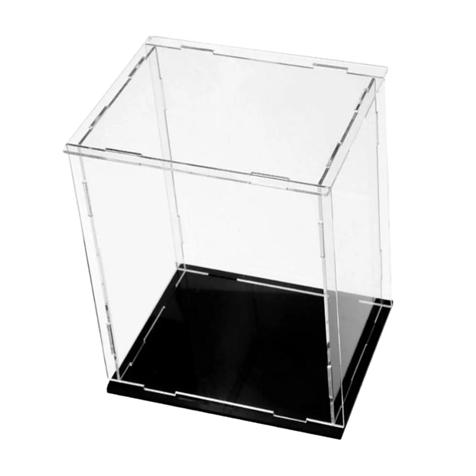 Acrylic Display Case Countertop Dustproof Stackable Collection Display Stand for