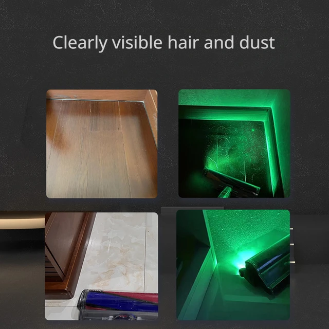 Utility Household Dust light Green torch Vacuum cleaner Dust light Laser light Cleaning and sanitation Pet Hair Vacuum Cleaner 2