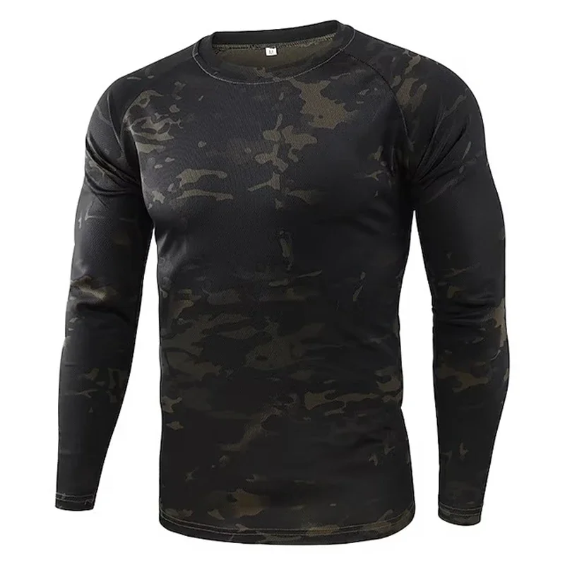 Breathable Quick Drying Long Sleeve Camo T-shirt 5