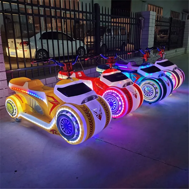 2021 New Park stallo per bambini Business Outdoor Double Electric Toy Car attrezzature per il divertimento moto paraurti auto