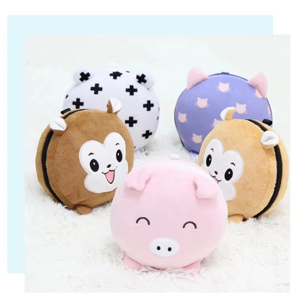Portable Eye Massager Multifunctional Business Travel Neck Pillow Eye Mask Storage Bag with Handle Eye Mask Sleep Mask Eye Care 6
