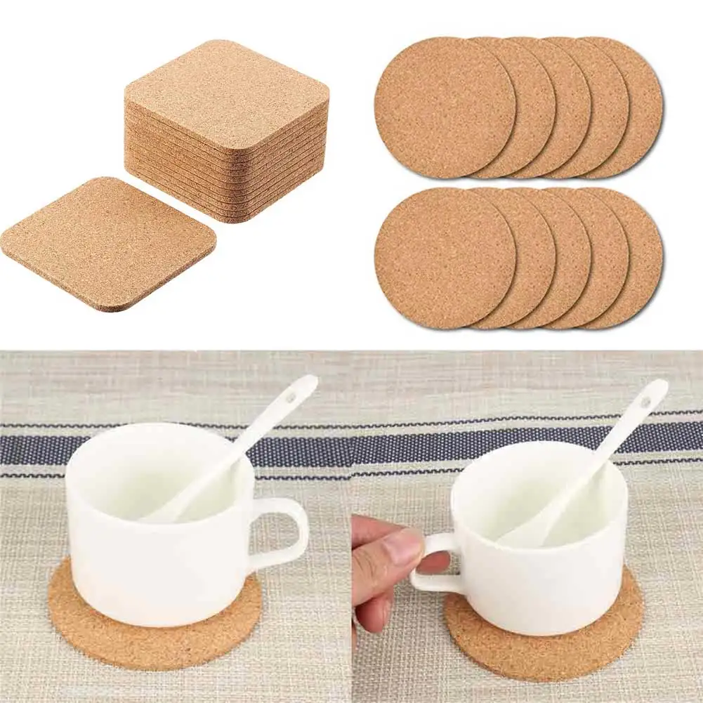 

Коврик из пробки круглый/квадратный, 10 шт.