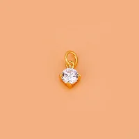 Accessoires en argent Sterling S925, petit pendentif en diamant, fait à la main, matériel perlé, bague, bracelet, collier, bijoux pour femmes 4