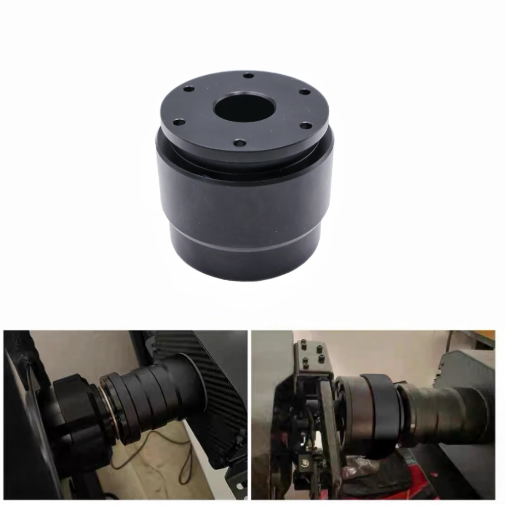 새로운 55mm 6홀 레이싱 시뮬레이터 게임 스티어링 휠 퀵 릴리스 허브 어댑터 (모자 시마직 M10 A/미니 유로용)