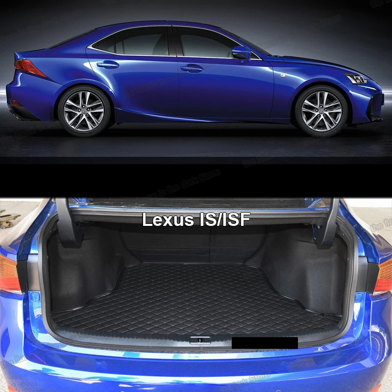 

Кожаный коврик для багажника автомобиля, грузовой вкладыш для lexus is is200 is350 is250 2005-2019 2018 2017 2016 2015 2014 2013 2012 XE20 XE30
