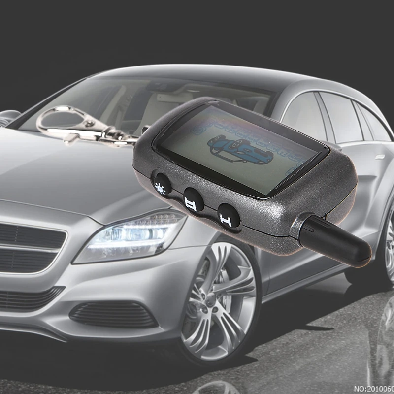 

ЖК-пульт дистанционного управления брелок 2-полосная автомобильная сигнализация для StarLine A6 брелок сигнализация