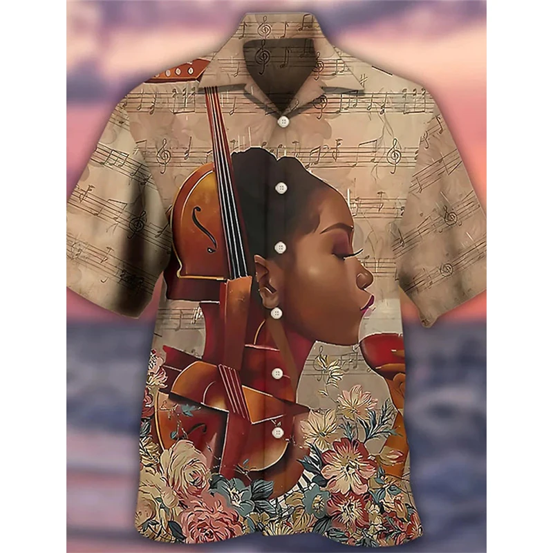 3D Print Sausage Food Graphic Hawaiian Shirts For Men Summer Short Sleeve Cuban Collar Casual Holiday Festival Beach Shirts 3