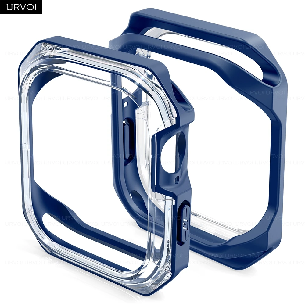 Ultra-Durable Soft TPU Shock-Resistant Smartwatch Cover with Tough Armor Protection