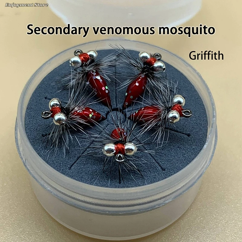 

Искусственная наживка для ловли нахлыстом, 1 шт., приманка для ловли нахлыстом, искусственная наживка с крючком для уличной ловли