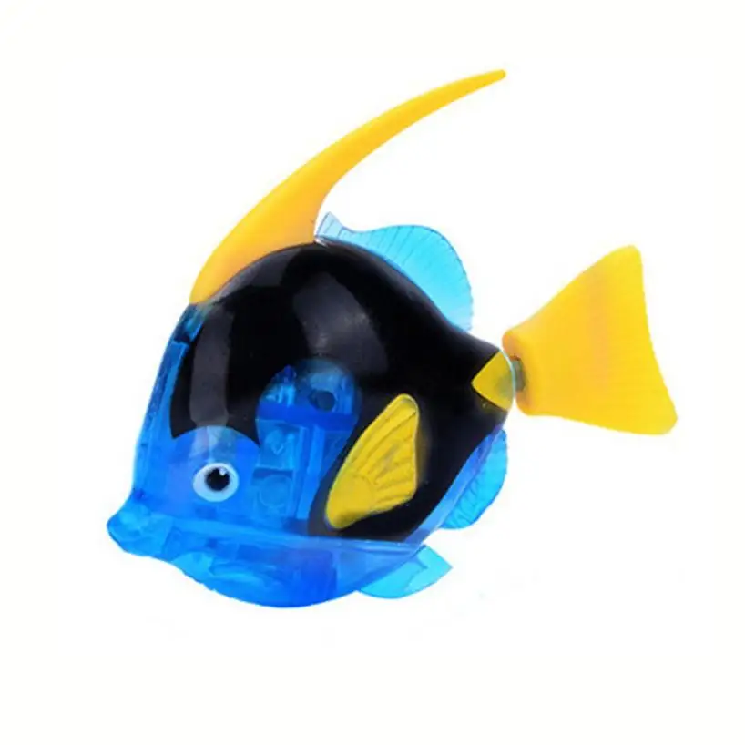 Jouets de poisson simulé: poisson qui peut nager dans l'eau, poisson  électronique à émission de lumière LED - AliExpress