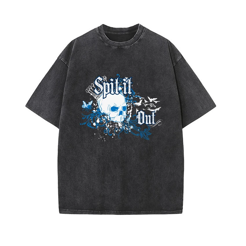 

Футболка мужская с коротким рукавом и графическим принтом, хлопковая тенниска в стиле ретро, уличная одежда в стиле хип-хоп с эффектом потертости, Топ в стиле Харадзюку, лето