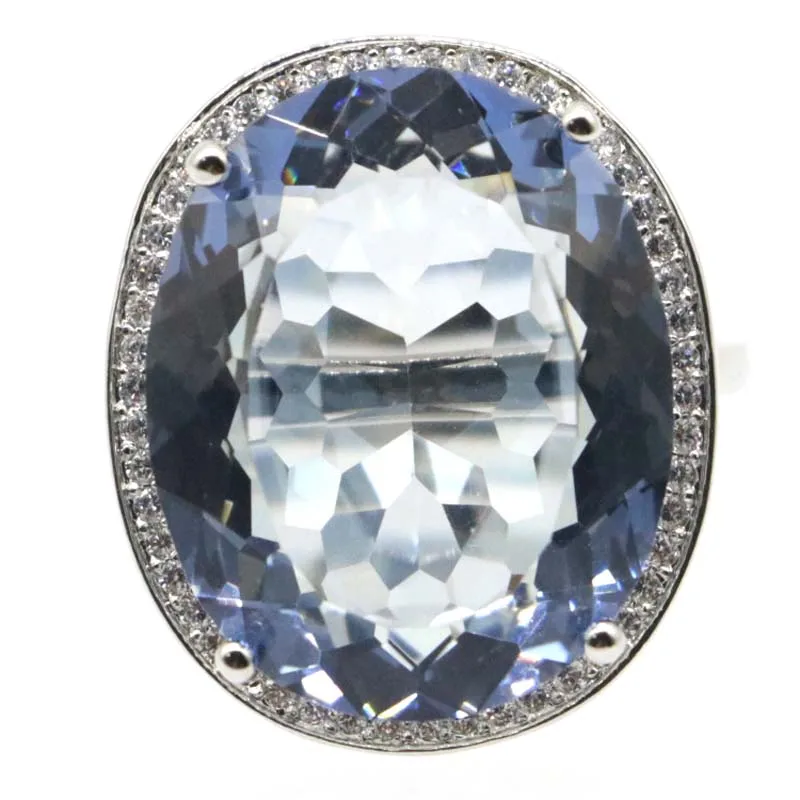 5 Free 25x21mm Big Gemstone Zultanite Color Changing Alexandrite Topaz Fire Rainbow Mystic Topaz Silver Rings silver rings silver ring gemstone ring
