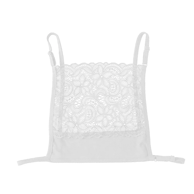 Mock Camisole Bra Overlay Modesty Panel Vest Women Cleavage Cover Camisole 37JB women lingerie bra