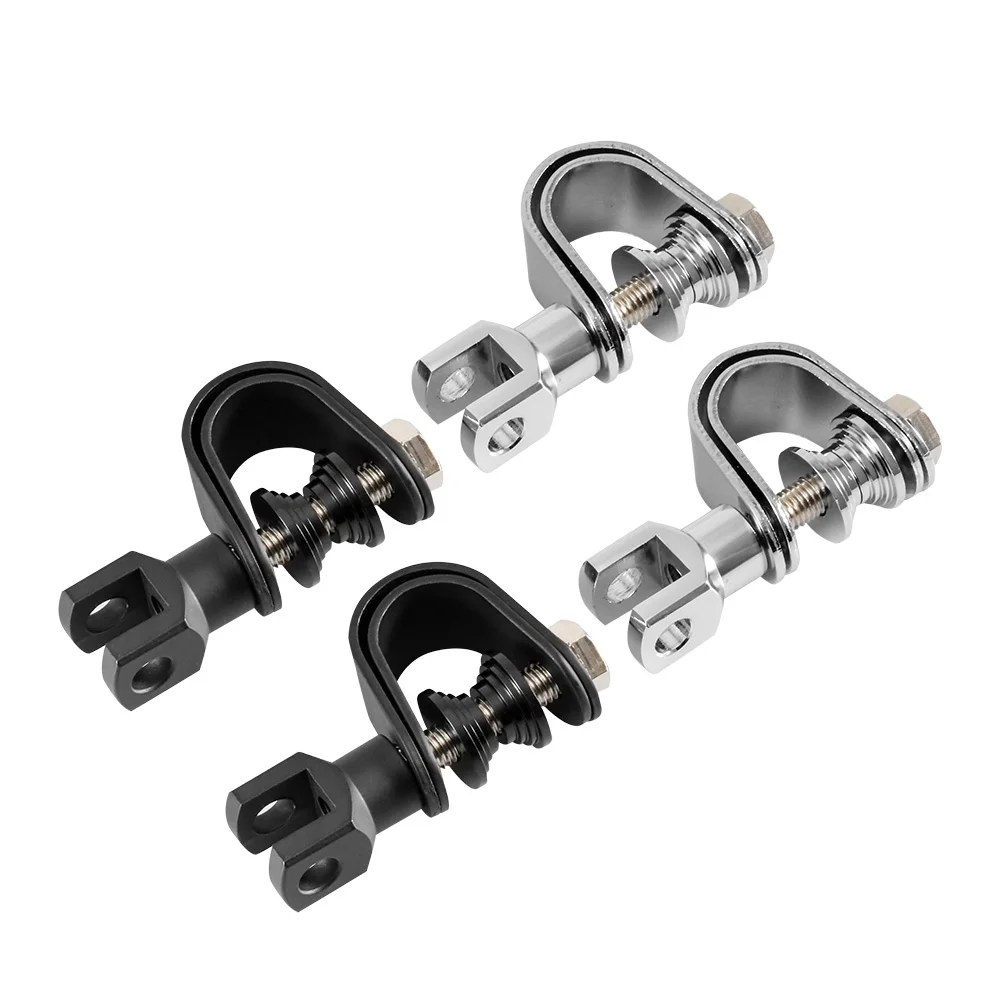 

2pcs Universal 1-1.25" Engine Guard U-Clamp Foot pegs Mount Motorcycle For Harley Honda Yamaha Suzuki Kawasaki Old School