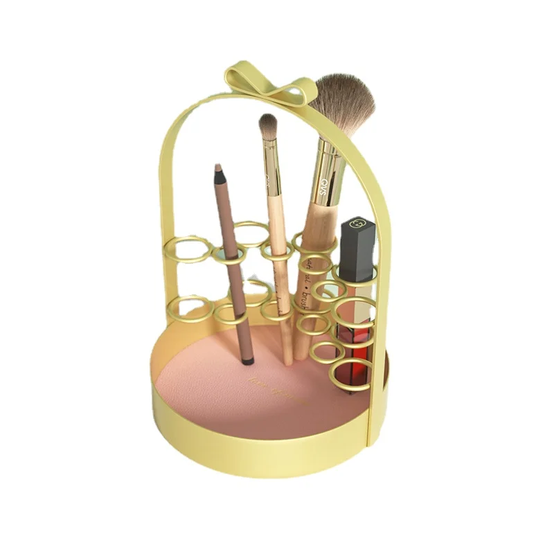 

YY Desktop Cosmetics Storage Box Girly Heart Finishing Lipstick Shelf