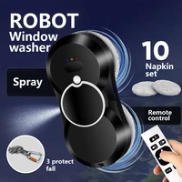 High Quality Window Cleaning Robot Glass Cleaning Robot with Water Spray Function and 10 Mops 1