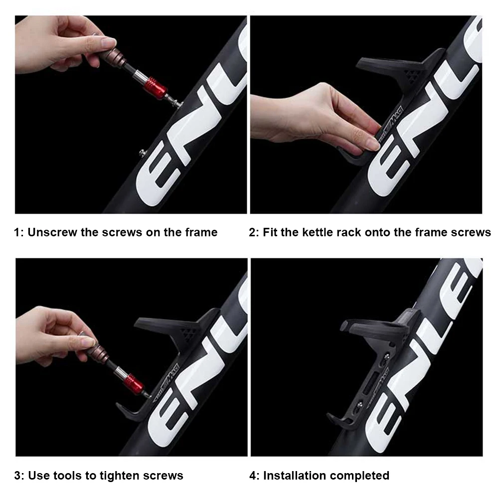 Bicycle water bottle cage bicycle bottle holder water bottle holder ENLEE Bicycle Water Bottle Holder Lightweight MTB Road Bike Bottle Cage Carbon Fiber Cycling Triathlon Cup Holder Riding Parts
