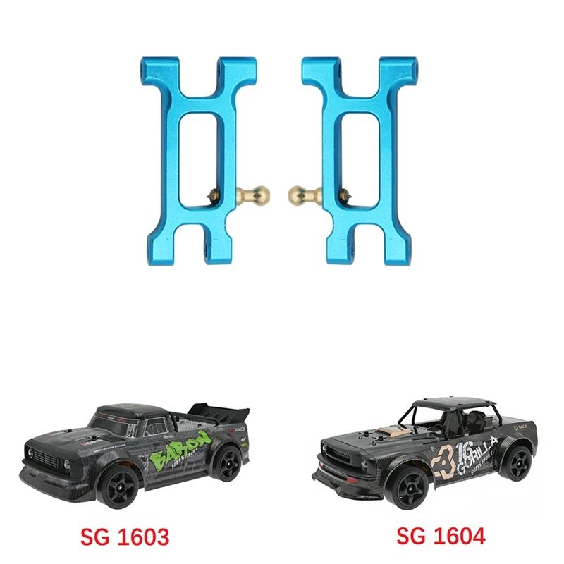A79U-2Pcs Metal Rear Lower Arm Swing Arm For SG 1603 SG 1604 SG1603 SG1604 UDIRC 1601 1602 1/16 RC Car Upgrade Parts