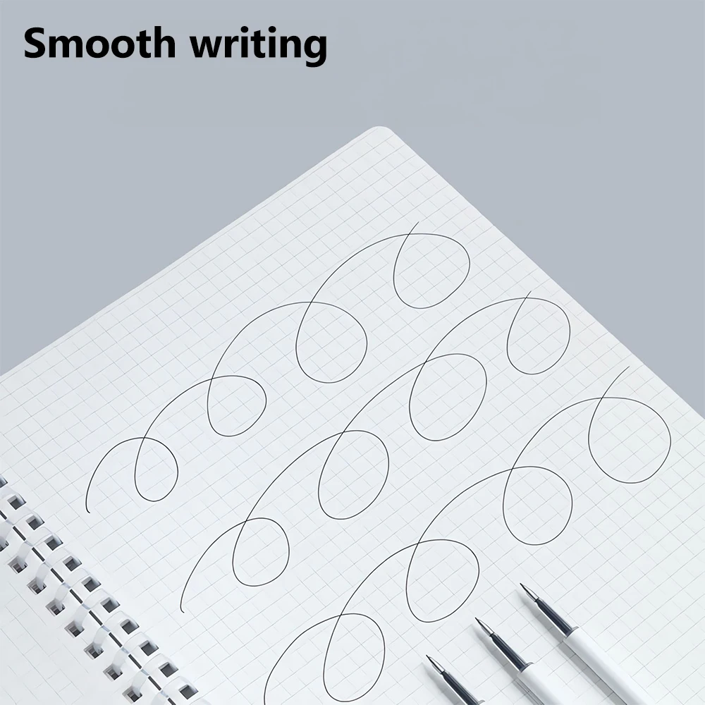 M&G 12pcs Gel Pen Refills Black 0.38mm ST Tip Signature Pen Refill Economy Gel Pen Refills for Students Exam Office 4