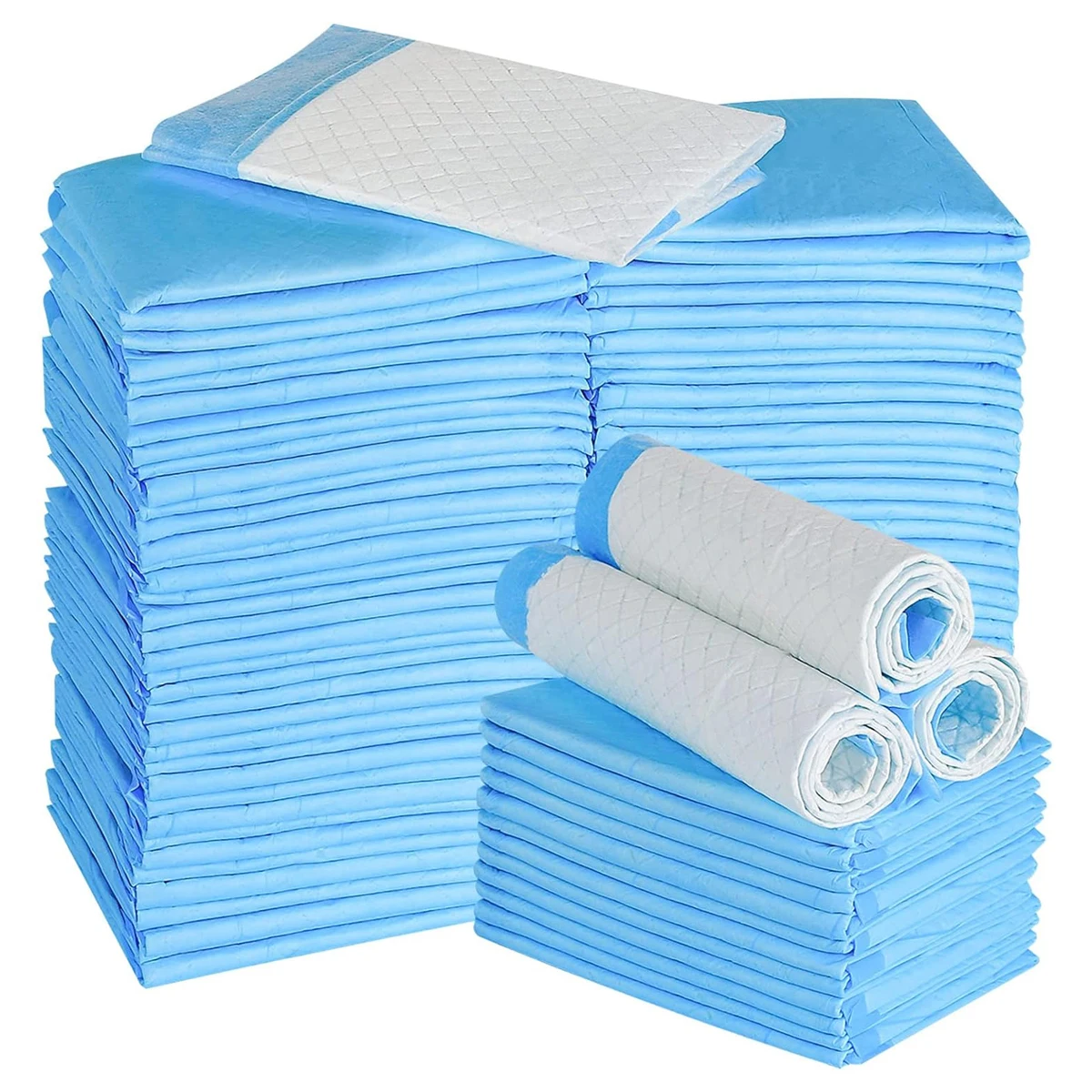 DisposablePuppyTrainingPads50CountPeePadsforDogsCatsRabbits