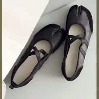 Black Silver Red Ballet Flats Trainers Women Split Toe Ballerina Tabi Walking Sneakers Woman Mary Jane Shoes Footwear Summer - Image 2