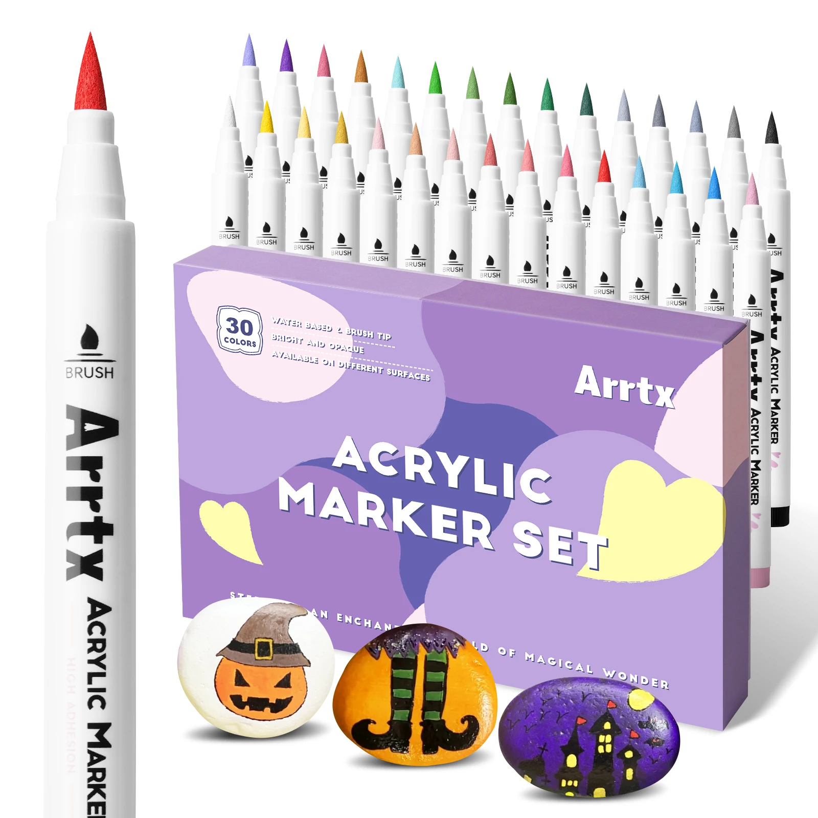 Acrylic Marker Paint Markers Acrylic Paint Markers Pen 24 Acrylic