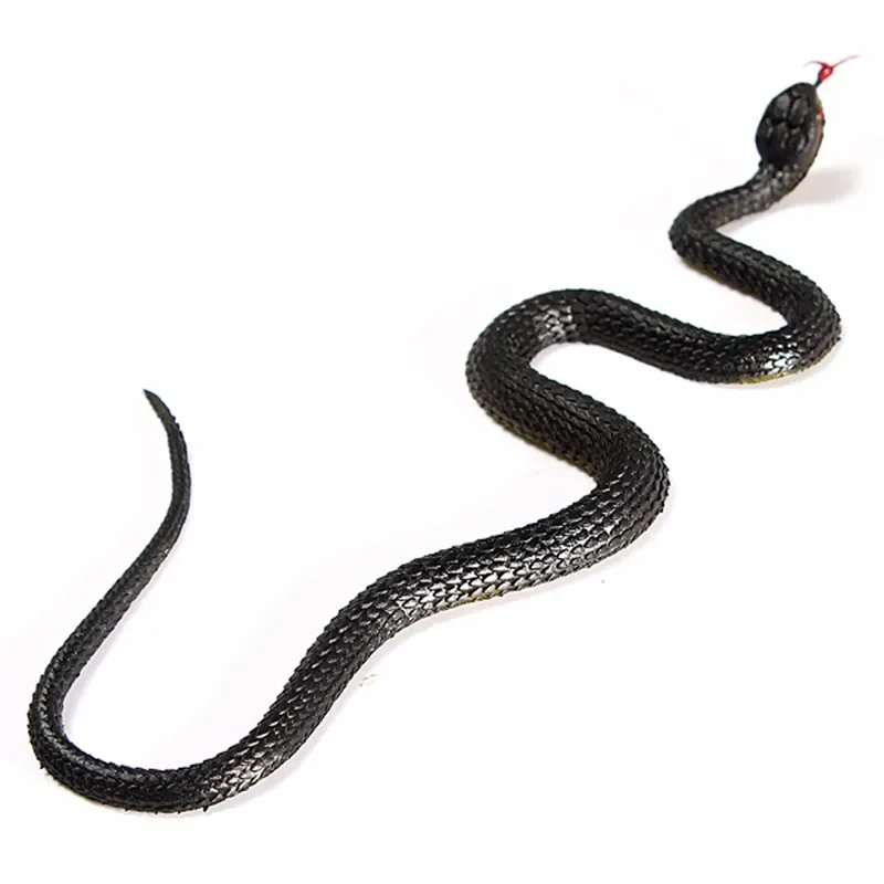 Rubber High Simulation Toy Snake Model Funny Scary Snake Kids Gag Toys Prank Funny Toys Halloween Prank Prop For Decor 23cm