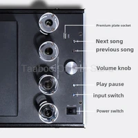 130Wx2 Power Amplifiers 4 DSP Mode Tube Hybrid Amps BT USB Lossless Playback For 8 Inch 3-Way Bookshelf Speakers Home Theater DJ 5