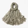 Écharpe Hijab Royan en coton froissé pour femmes musulmanes, châles longs et doux islamiques, enveloppes courtes à pampilles, accessoires Bufanda