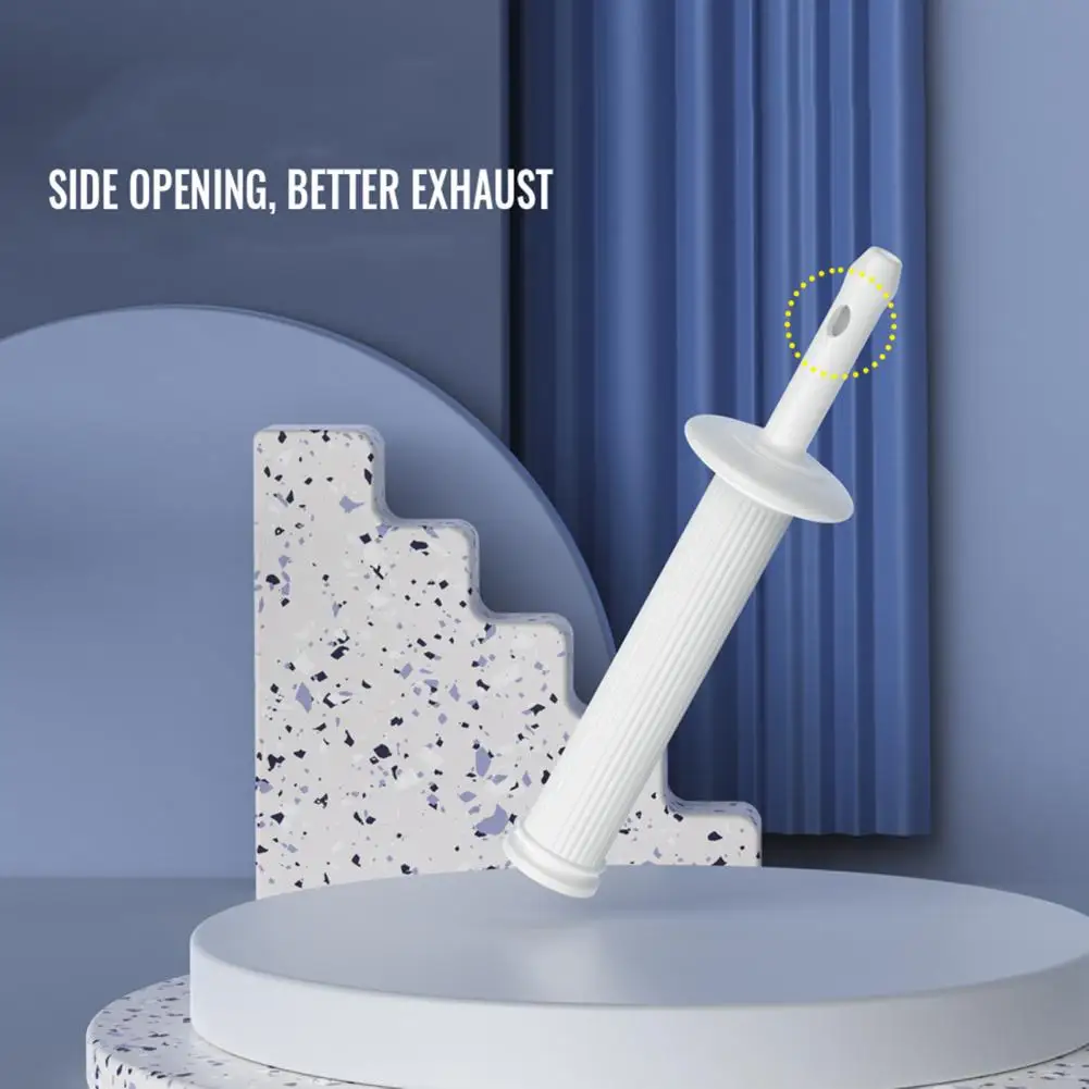 6Pcs Durable White Color Gas Colic Reliever Sticks with Side Hole Newborn Baby Anti-Colic Release Sticks Multipurpose