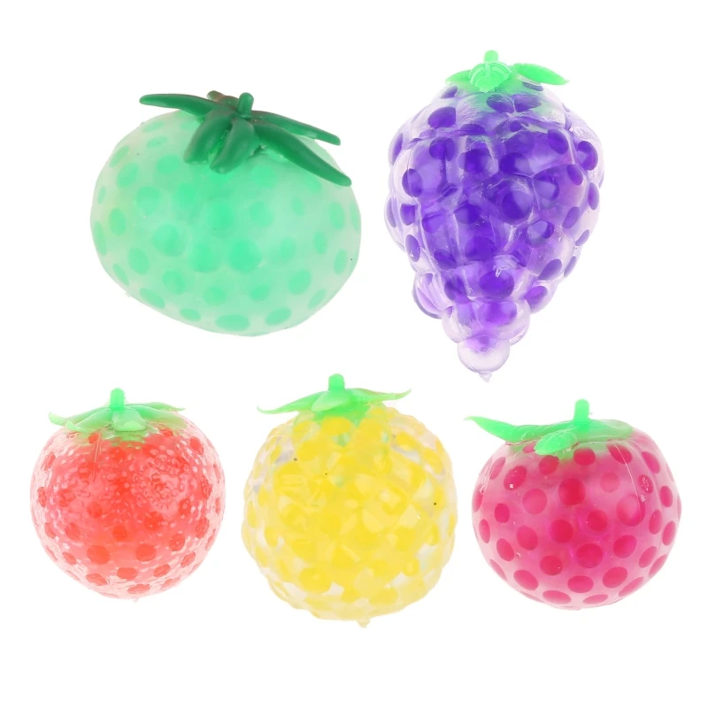 

Multicolor Strawberry Fruits Ball, Squishy Pressing Kneading Stress Balls, Decompression Stress Relief Toy X90C