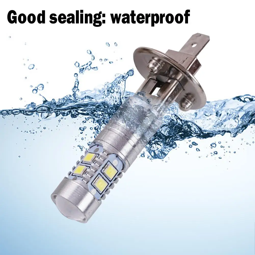 자동차 안개등 어셈블리용 H3 50W 3030 트럭 자동차 전면 범퍼 안개등 8H1 10smd 2835 led